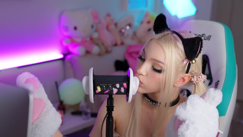 Alice Delish - Cat Girl Ear Licking