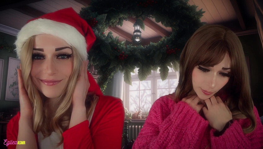 Egilea ASMR - Twin kisses under the mistletoe