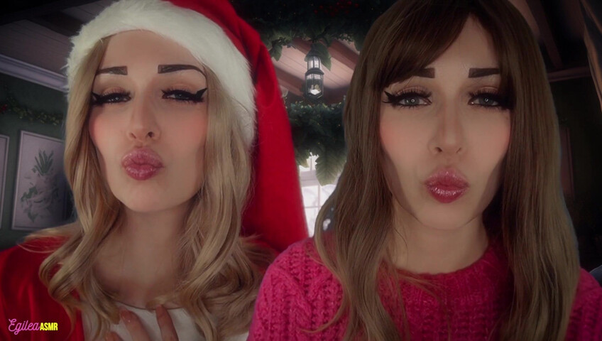 Egilea ASMR - Twin kisses under the mistletoe