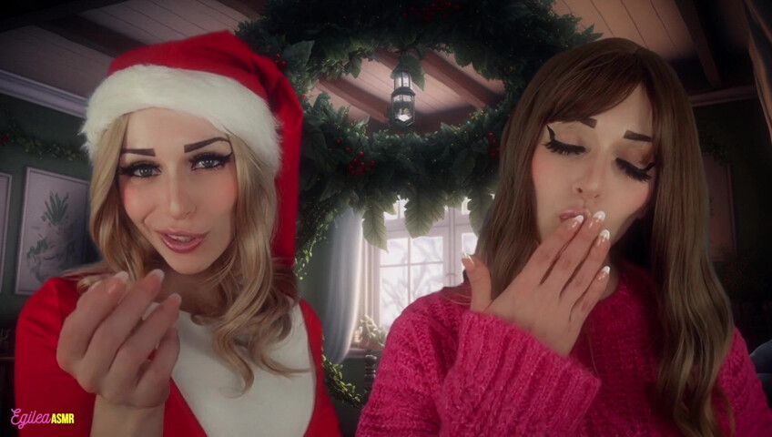 Egilea ASMR - Twin kisses under the mistletoe