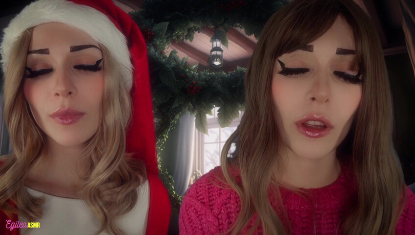 Egilea ASMR - Twin kisses under the mistletoe