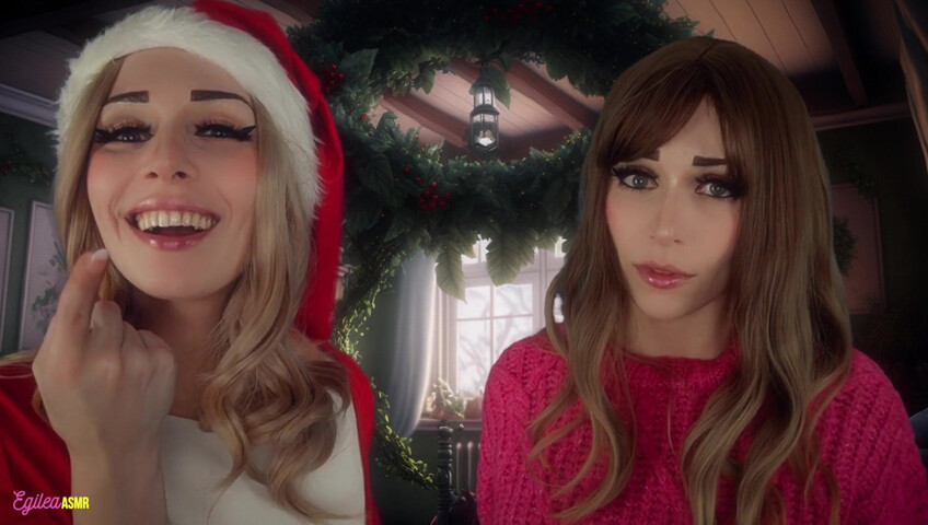 Egilea ASMR - Twin kisses under the mistletoe