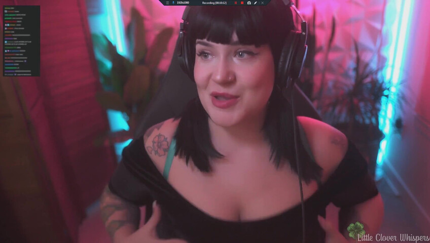 Little Clover Whispers - Streamer thot forgets to turn stream off before getting off