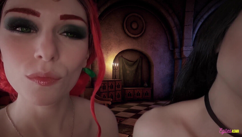Egilea ASMR - The Witcher- Ciri and Yennefer kisses