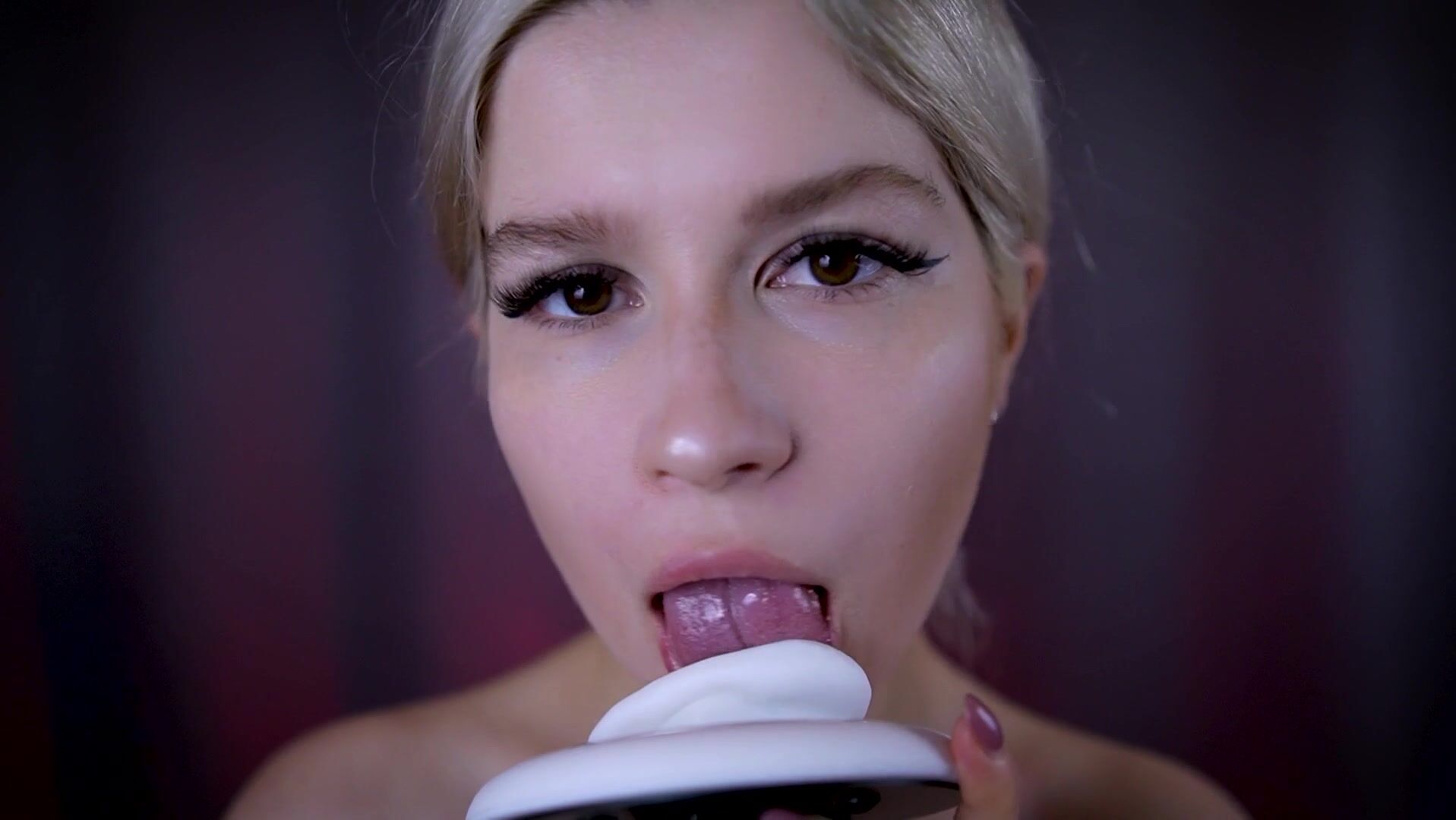 Lerka ASMRka — Slow, Wet, Sensual Licking