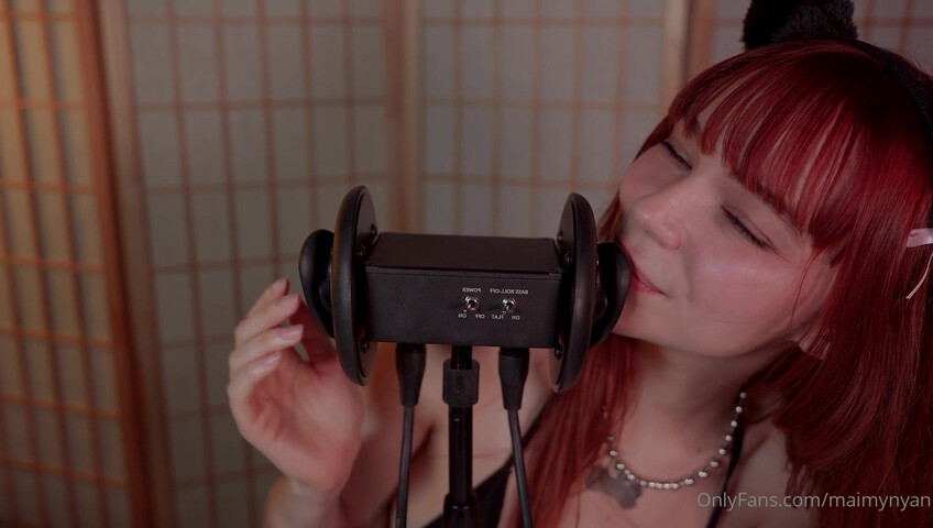 Maimy ASMR - 20 Nov 2024 - Cat Ear Licking