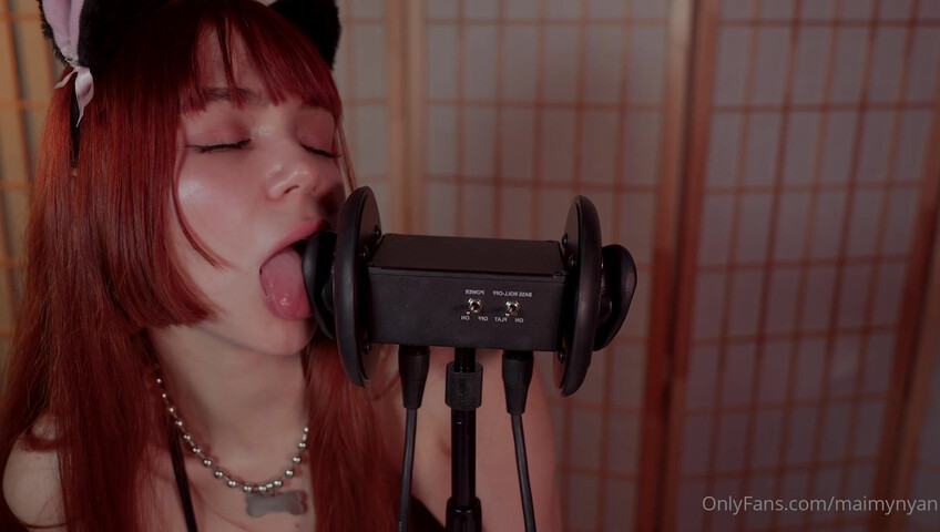 Maimy ASMR - 20 Nov 2024 - Cat Ear Licking