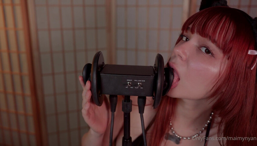 Maimy ASMR - 20 Nov 2024 - Cat Ear Licking