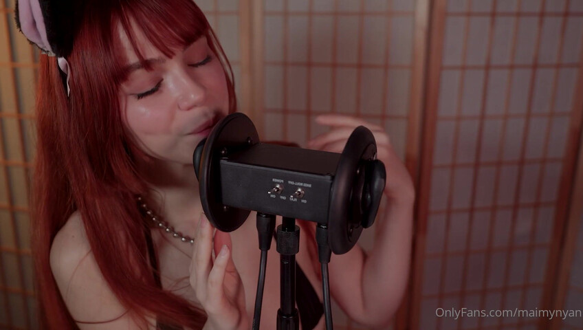 Maimy ASMR - 20 Nov 2024 - Cat Ear Licking