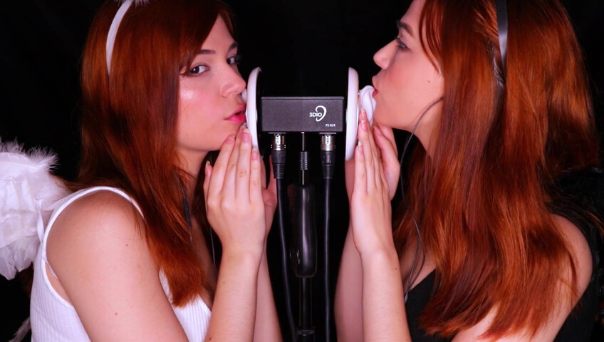 Maimy ASMR - Twin Angels Cleaning your Ears