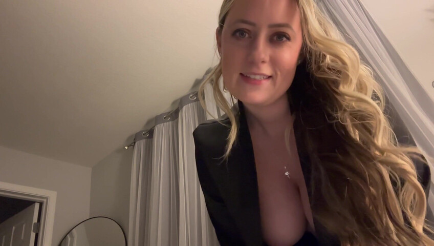 Miss Cassi - Encouraging Masturbation and Ejaculation on my Breasts 4K
