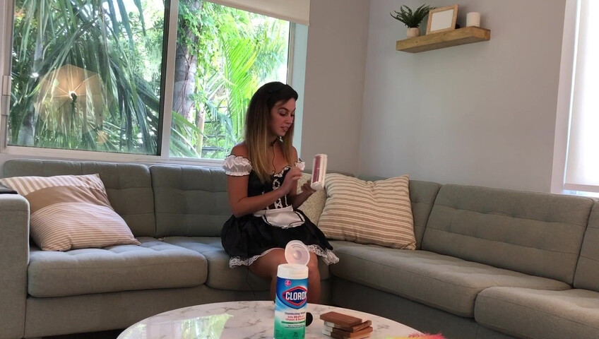 Miss Bell ASMR - 12 May 2021 - Maid Cleans Up