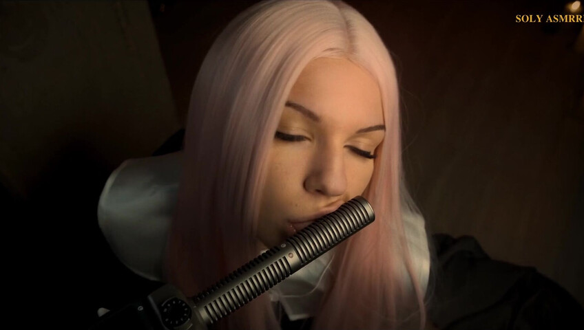 Soly ASMR - Licking 3DIO - Mouth Sounds