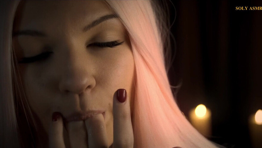Soly ASMR - Licking 3DIO - Mouth Sounds