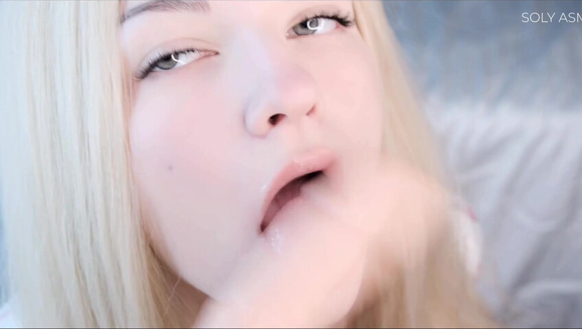 Uniquement ASMR - fellation humide