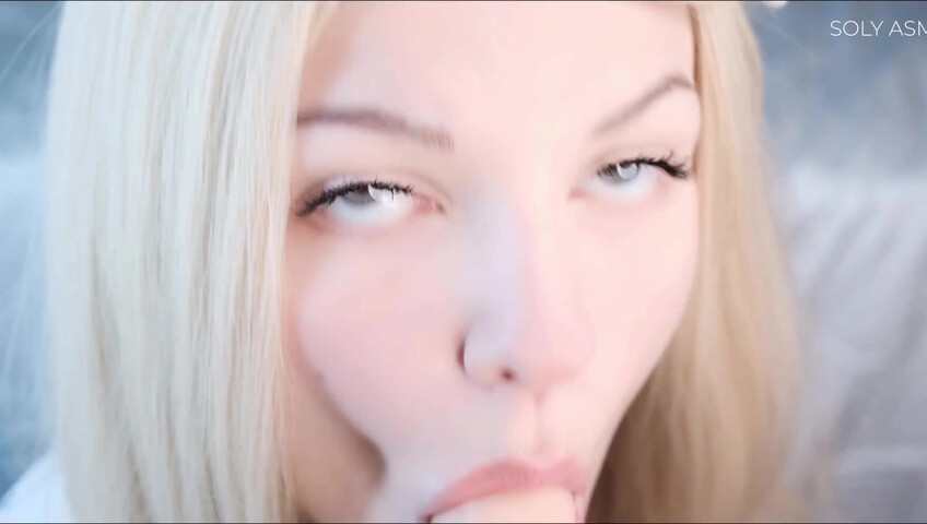 Uniquement ASMR - fellation humide