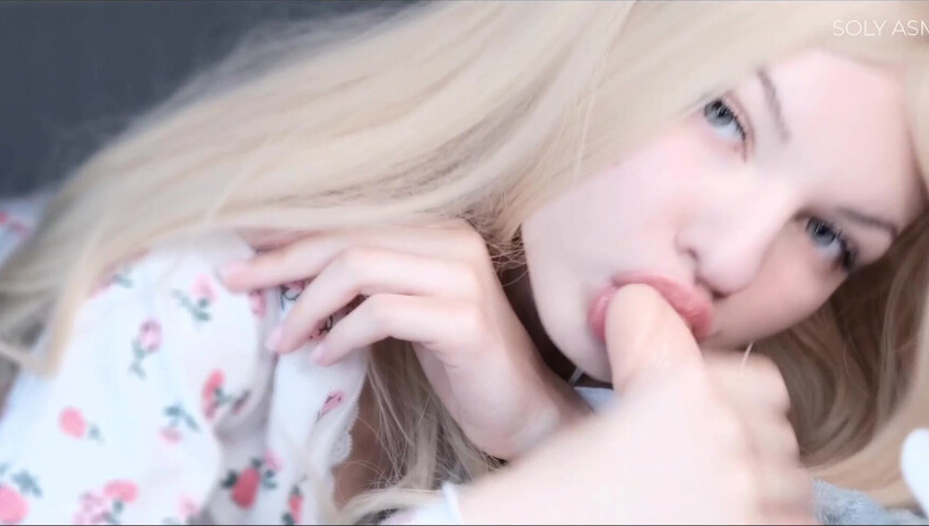 Uniquement ASMR - fellation humide