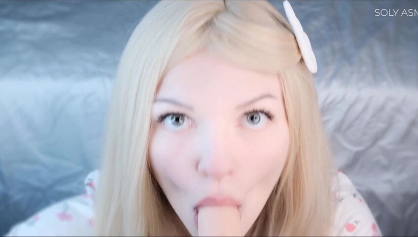 Uniquement ASMR - fellation humide