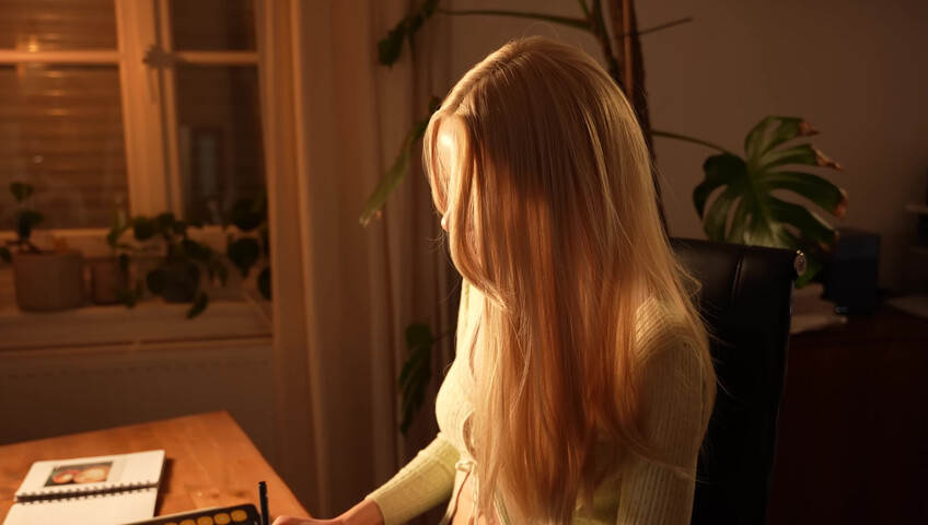 Emily ASMR - POV: Library Crush Flirts With You Instead Of Studying ASMR Roleplay